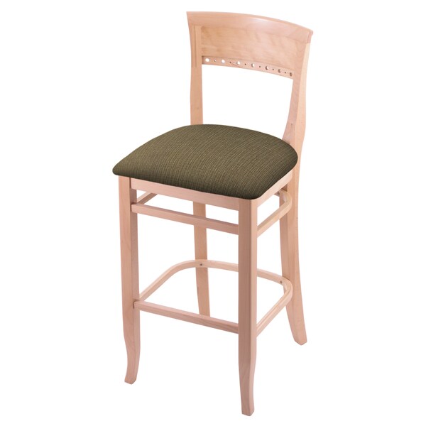 25" Counter Stool, Natural Finish, Graph Cork Seat